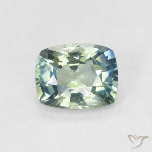 0.73ct 자연스러운 물오리 사파이어, 방석, VVS