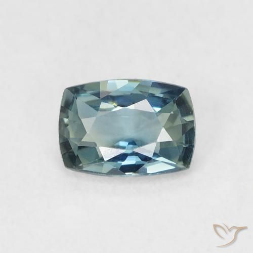 0.67ct 자연스러운 물오리 사파이어, 방석, VVS