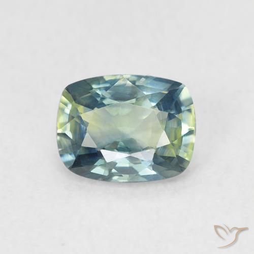 0.64ct 자연스러운 물오리 사파이어, 방석, VVS
