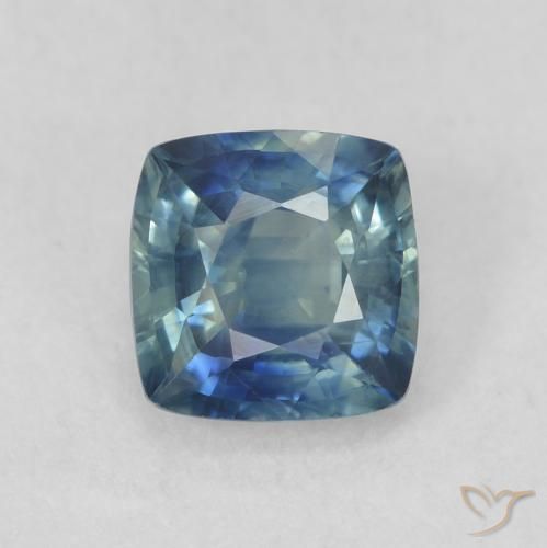 0.80ct 자연스러운 물오리 사파이어, 방석, VVS-VS