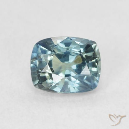 0.72ct 자연스러운 물오리 사파이어, 방석, VVS-VS