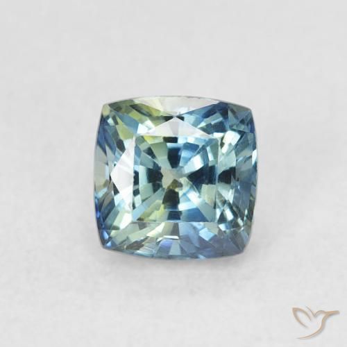 0.78ct 자연스러운 물오리 사파이어, 방석, VVS-VS