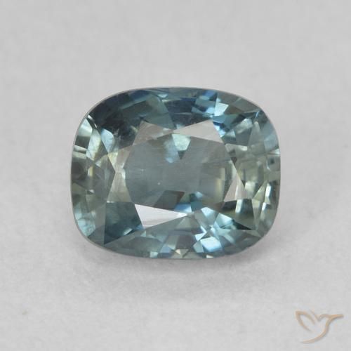 0.91ct 자연스러운 물오리 사파이어, 방석, VS