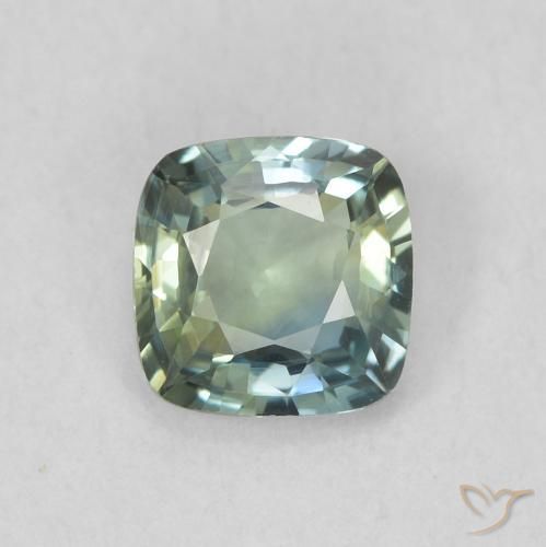 0.60ct 자연스러운 물오리 사파이어, 방석, VVS