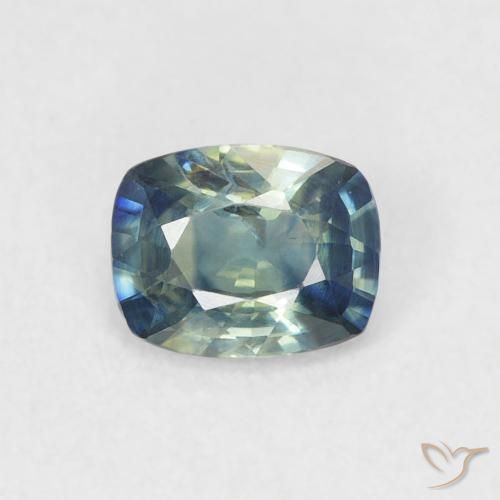 0.59ct 자연스러운 물오리 사파이어, 방석, VVS-VS