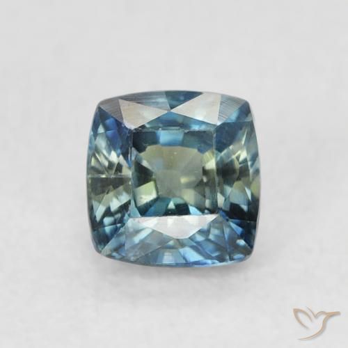 0.55ct 자연스러운 물오리 사파이어, 방석, VVS-VS
