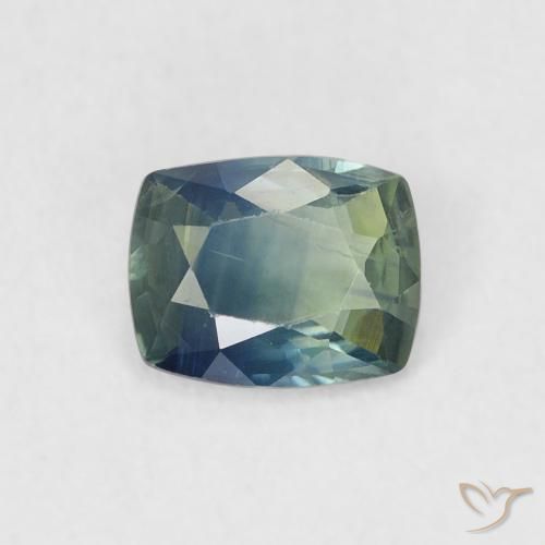 0.55ct 자연스러운 물오리 사파이어, 방석, VS