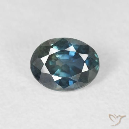 0.33ct 자연스러운 진한 파란색 사파이어, 타원형, VVS