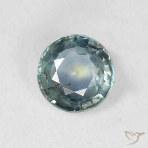 0.85ct 자연스러운 물오리 사파이어, 둥근, VS-SI