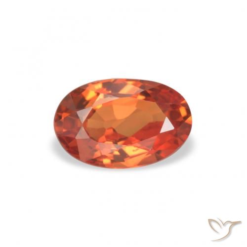0.62ct 자연스러운 인텐스 레드 사파이어, 타원형, VVS-VS
