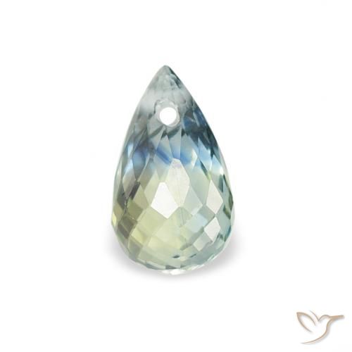 0.59ct 자연스러운 물오리 사파이어, 브리올레트, VS