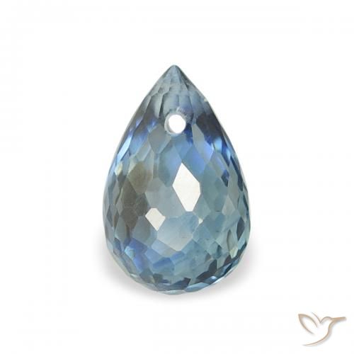 0.75ct 자연스러운 물오리 사파이어, 브리올레트, VS
