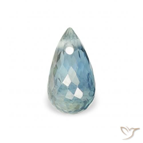0.42ct 자연스러운 물오리 사파이어, 브리올레트, VS