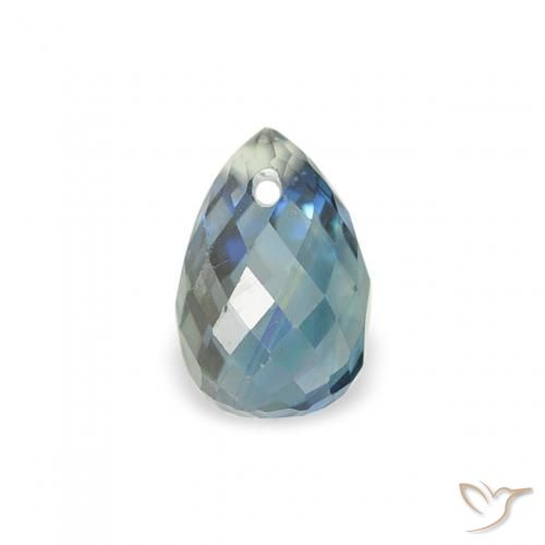 0.63ct 자연스러운 물오리 사파이어, 브리올레트, VS