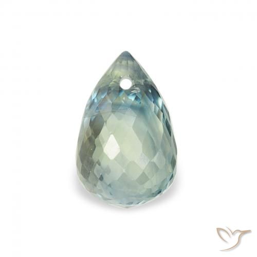 1.02ct 자연스러운 물오리 사파이어, 브리올레트, VS
