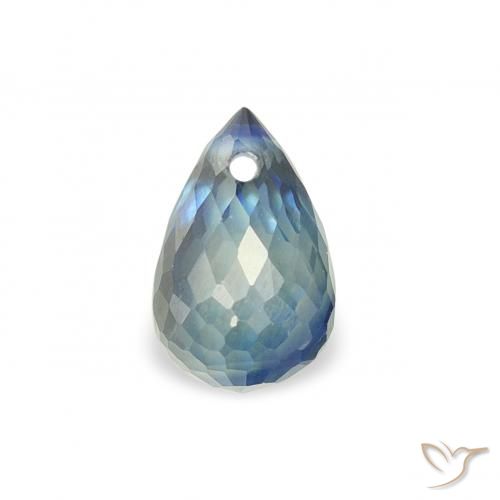 0.65ct 자연스러운 물오리 사파이어, 브리올레트, VS