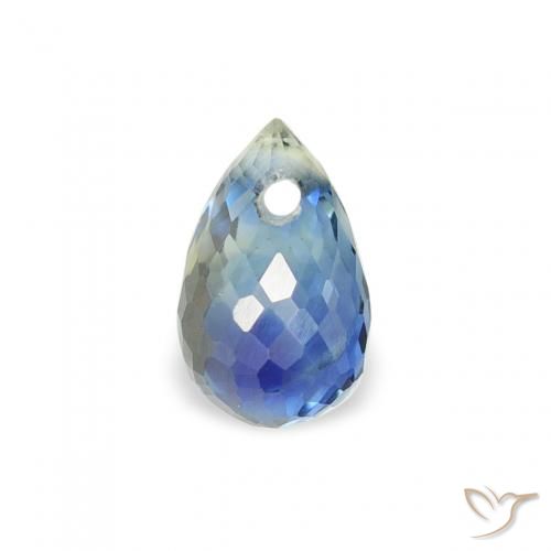 0.60ct 자연스러운 물오리 사파이어, 브리올레트, VS