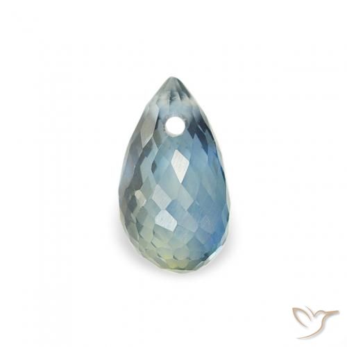 0.47ct 자연스러운 물오리 사파이어, 브리올레트, VS