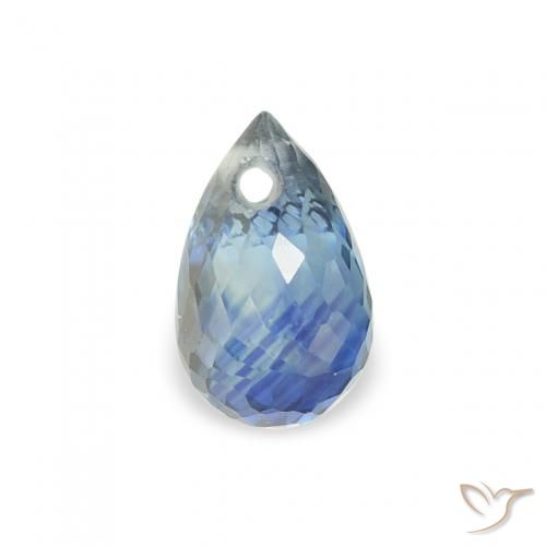 0.62ct 자연스러운 물오리 사파이어, 브리올레트, VS