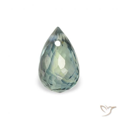 0.64ct 자연스러운 물오리 사파이어, 브리올레트, VS