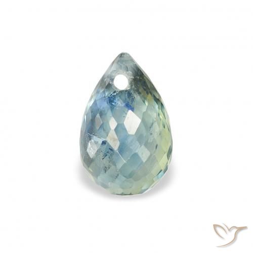 1.05ct 자연스러운 물오리 사파이어, 브리올레트, VS