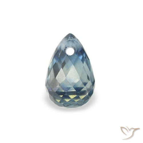 0.46ct 자연스러운 물오리 사파이어, 브리올레트, VS