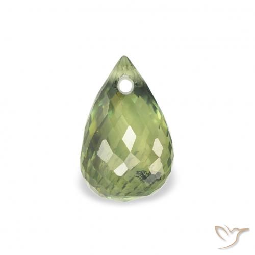 1.02ct 자연스러운 포레스트 그린 사파이어, 브리올레트, VS