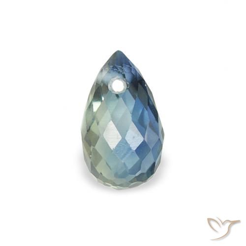 0.57ct 자연스러운 물오리 사파이어, 브리올레트, VS