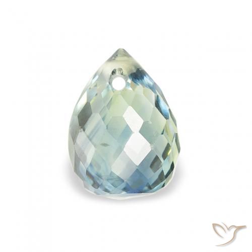 0.93ct 자연스러운 물오리 사파이어, 브리올레트, VS