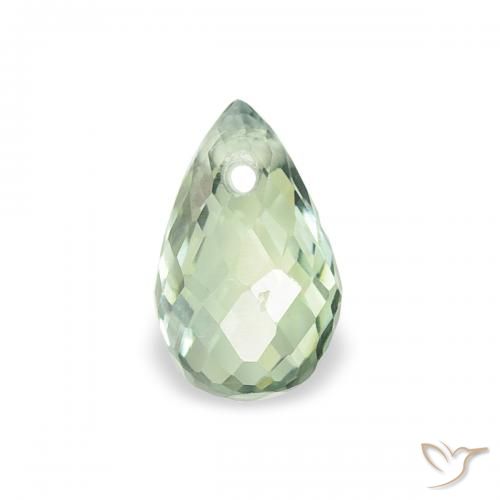 0.49ct 자연스러운 라이트 세이지 그린 사파이어, 브리올레트, VS