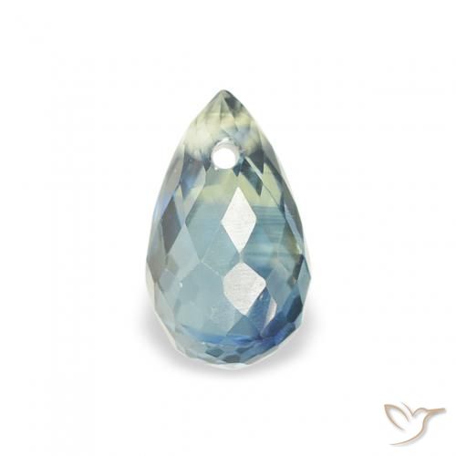 0.65ct 자연스러운 물오리 사파이어, 브리올레트, VS