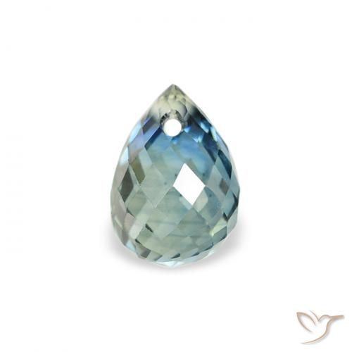 0.65ct 자연스러운 물오리 사파이어, 브리올레트, VS