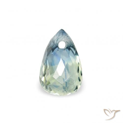 0.47ct 자연스러운 물오리 사파이어, 브리올레트, VS