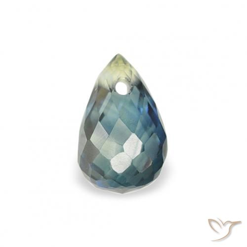 0.38ct 자연스러운 물오리 사파이어, 브리올레트, VS