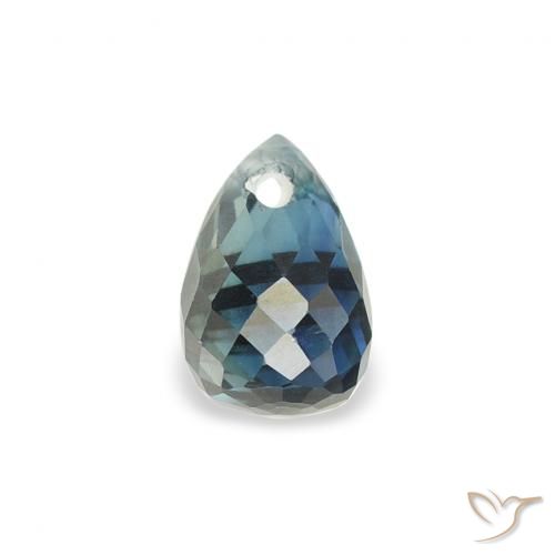 0.61ct 자연스러운 물오리 사파이어, 브리올레트, VS-SI