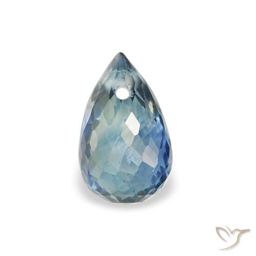 0.61ct 자연스러운 물오리 사파이어, 브리올레트, VS