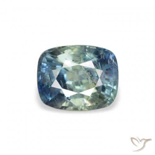 1.21ct 자연스러운 물오리 사파이어, 방석, SI
