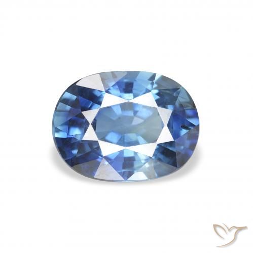 1.78ct 자연스러운 하늘색 사파이어, 타원형, VS