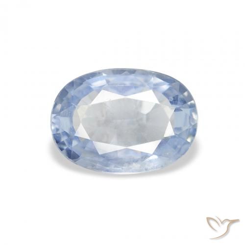 2.00ct 자연스러운 하늘색 사파이어, 타원형, VS