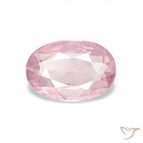 0.43ct 코랄 핑크 사파이어, 타원형, VVS