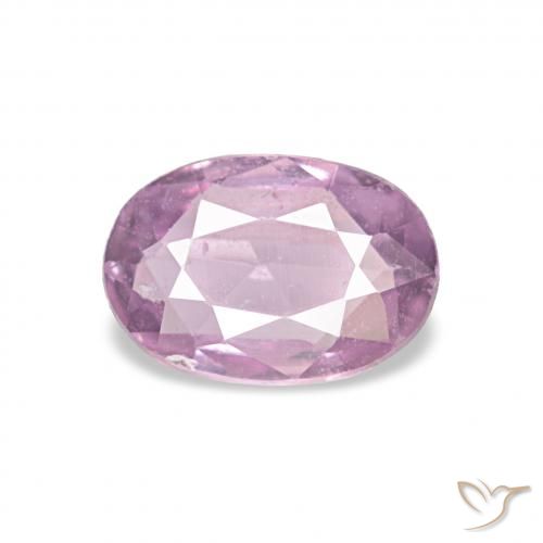 0.53ct 분홍빛이 도는 보라색 사파이어, 타원형, VS