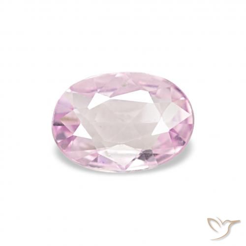 0.38ct 라이트 핑크 사파이어, 타원형, VVS