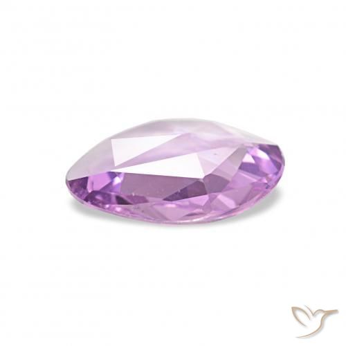 0.54캐럿 천연 라일락 퍼플 사파이어, 팬시한, VVS