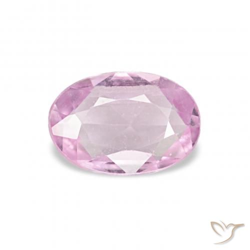 0.48ct 핑크빛이 도는 바이올렛 퍼플 사파이어, 타원형, VVS-VS