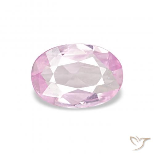 0.42ct 미디엄 핑크 사파이어, 타원형, VS
