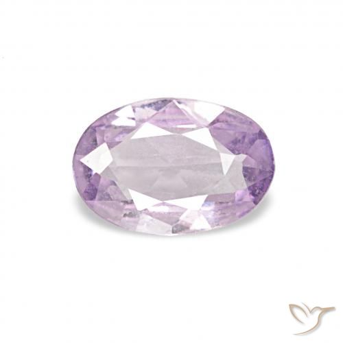 0.35ct 매우 밝은 보라색 사파이어, 타원형, VS