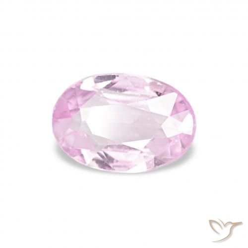 0.40캐럿 천연 미디엄 퍼플 사파이어, 타원형, VVS-VS