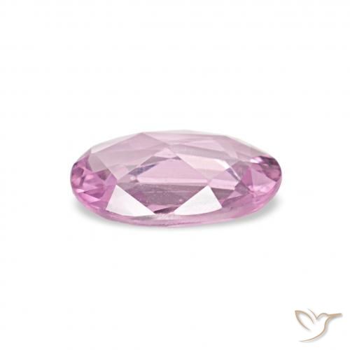 0.38캐럿 천연 Medium Light-Purple 사파이어, 타원형, VVS-VS