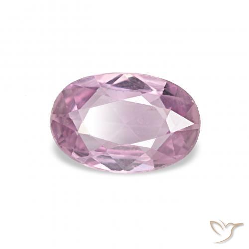 0.45캐럿 천연 Medium Light-Purple 사파이어, 타원형, VVS-VS