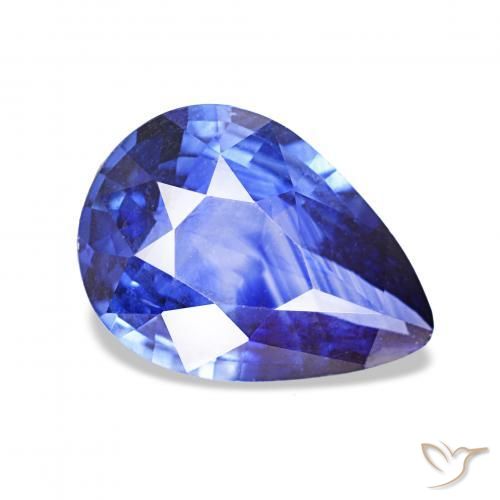 2.23캐럿 천연 라이트 콘플라워 블루 사파이어, 배 모양, VVS-VS